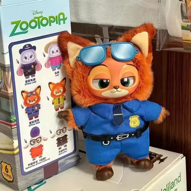 Bandai Disney Zootopia Blind Überraschungsbox, Judy Nick, Vinyl-Plüschfigur, Einzelfigur - Bild 5