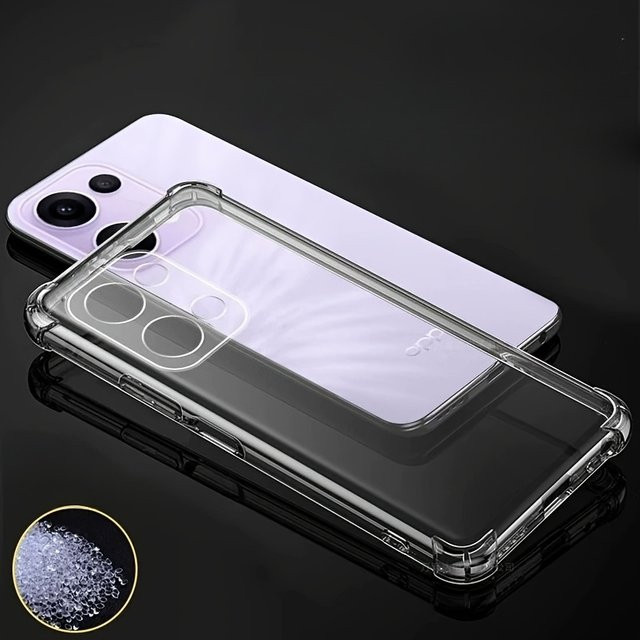Transparente Handyhülle aus weichem TPU-Silikon für Oppo Reno 13 F, Reno 13 Pro und Reno 13 - Bild 1