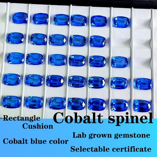 CHAOPAIZHIWU Anhänger Kobalt-Spinel, Zirkonia, Bunt, Unisex - Bild 1