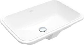 Villeroy & Boch Unterbauwaschbecken Architectura aus Keramik, eckig, ohne Überlauf, weiß, B: 57 cm, T: 37 cm - Bild 1