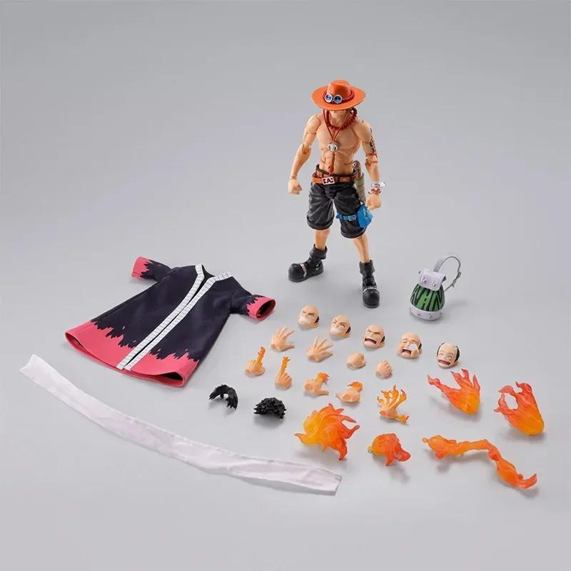 S.H.Figuarts One Piece Portgas.D.Ace Sabo Luffy Actionfiguren Modell Spielzeug - Bild 2