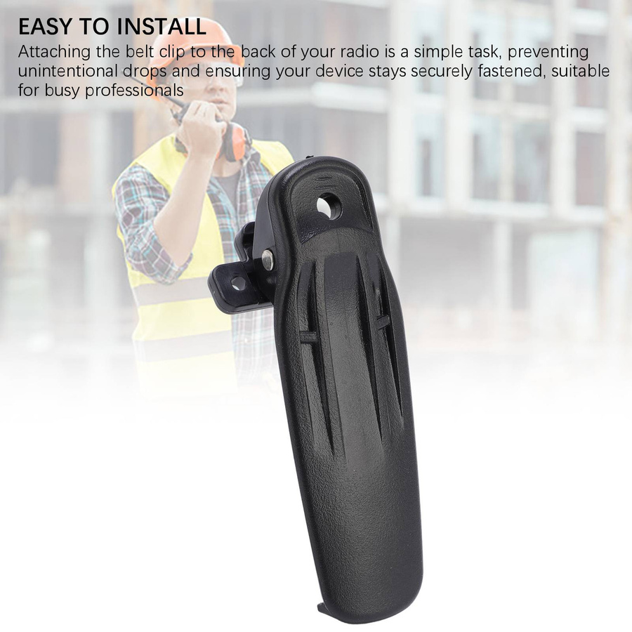 5 Stück DIYelecs Gürtelclips für Walkie-Talkies als Ersatz für KBH 11, TK 2180 und NX in Schwarz - Bild 2
