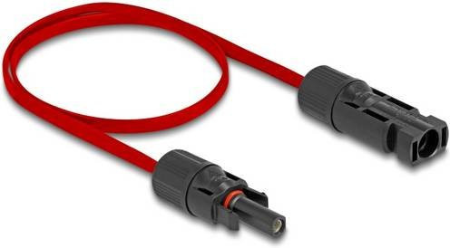 Delock Solar-Kabel 60674 in Rot mit 3,3mm² Querschnitt und 0,6m Kabellänge - Bild 1
