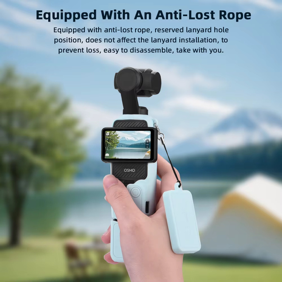 DJI OSMO Pocket 4 Silikon-Schutzhülle mit kratzfestem Objektivdeckelschutz - Bild 5