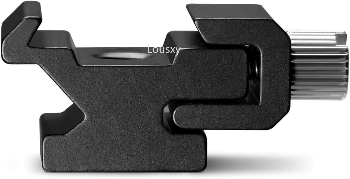 Wrumava 2er-Set Kamera Metall Kaltschuh Blitzständer Adapter mit 1/4"-20 Stativschraubengewinde für Nikon und Canon Speedlite, Schwarz - Bild 3