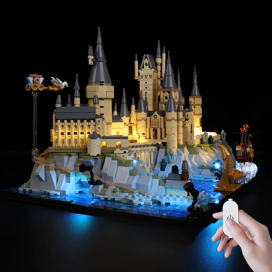 Kyglaring LED-Lichtset für Lego 76419 Harry Potter Hogwarts Bausteine, Dekorative Lampe in Schwarz - Bild 2