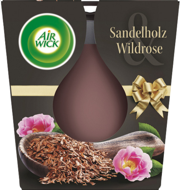 Air Wick Duftkerze Sandelholz Wildrose, 105g - Bild 1