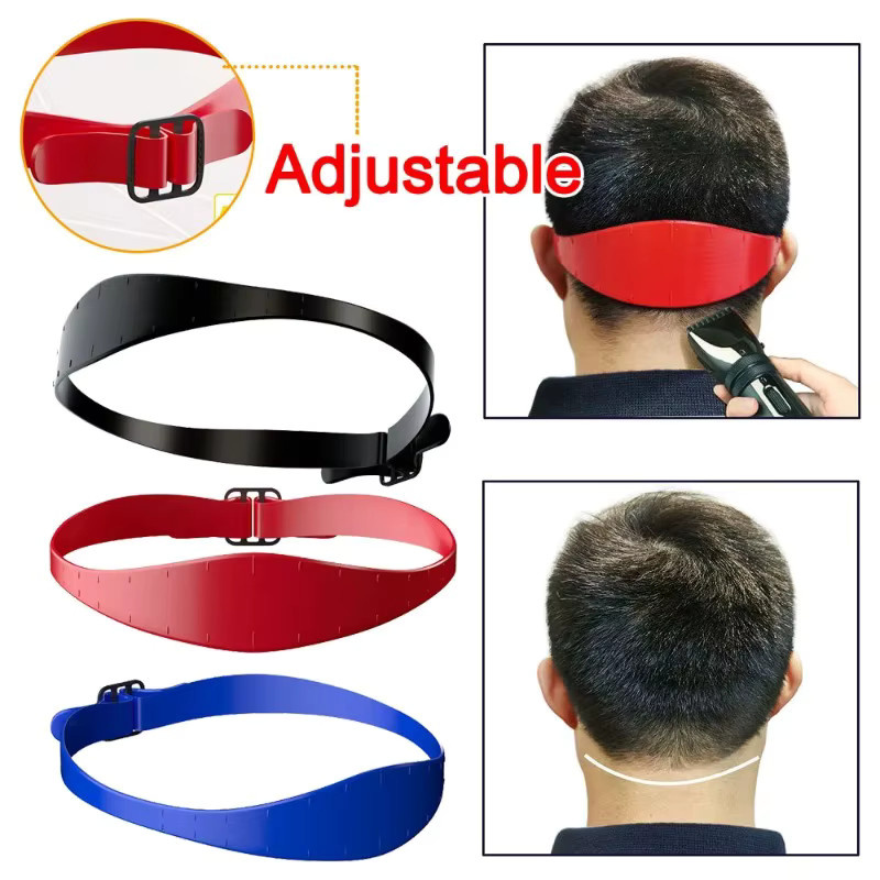 Silikon-Haarschneideanleitung, DIY-Haar-Ausschnitt-Rasierschablone, Unisex - Bild 3