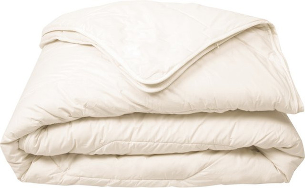 TXL COMFORT 4-Jahreszeiten-Bettdecke aus Schurwolle und Baumwolle, B/B: 155 x 220 cm