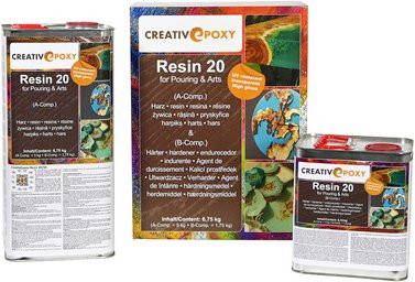 CREATIVePOXY Design-Gießharz transparent 6750 g - Bild 1