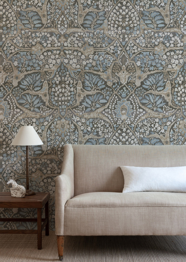 Lewis & Wood Tapete Alhambra 100 Persian mit floralem und orientalischem Design in Multicolour, Vlies, Breite: 134 cm - Bild 1