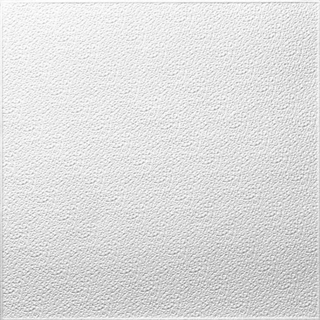 Deckenplatte Decosa Turin in Weiß mit Putz-Optik, B/B: 50 x 50 cm - Bild 1