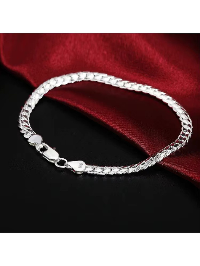 Armband 925 Silber, 6 mm, 18–20 cm, Unisex - Bild 4