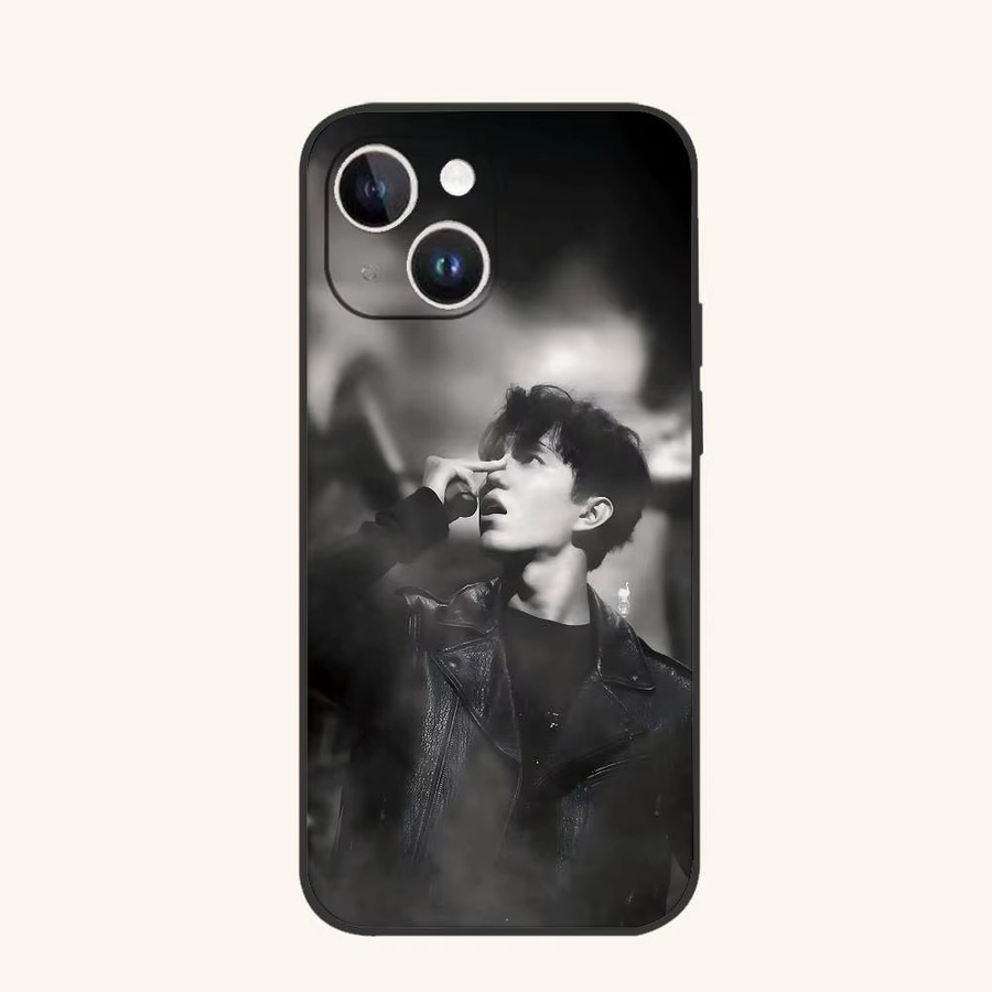 Dimash Kudaibergen Handyhülle für iPhone 16 15 14 13 12 11 Pro Max Plus Mini XR XS SE in Schwarz - Bild 7