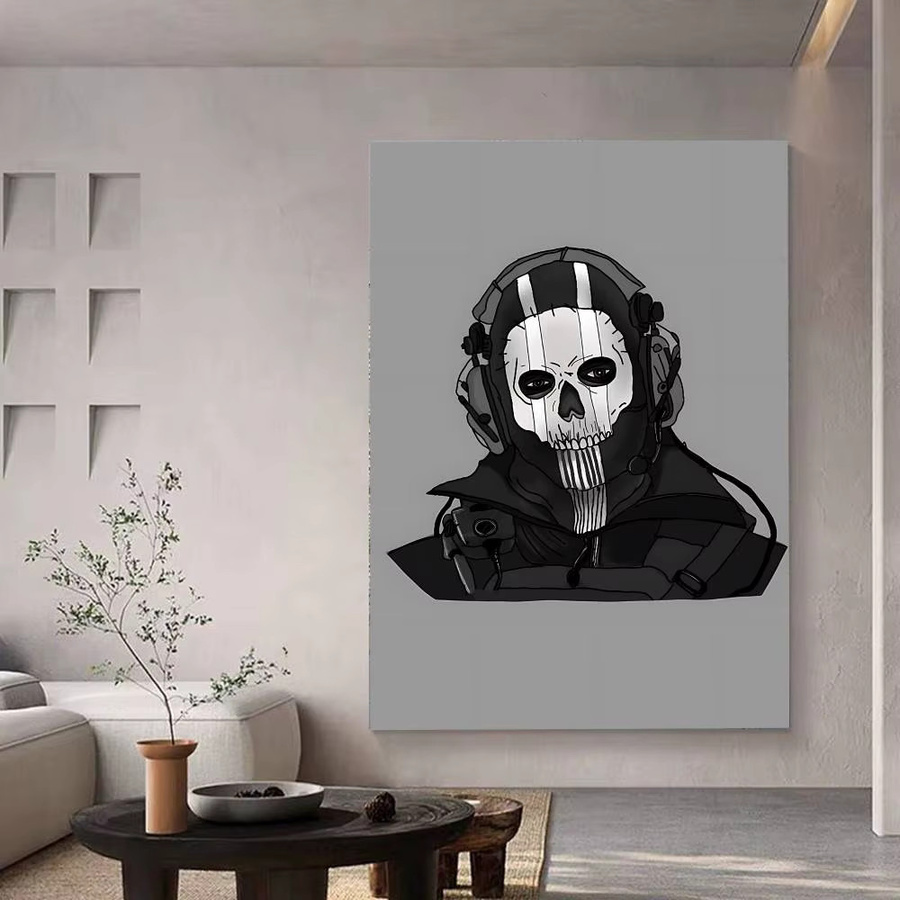 COD Call Of Duty Ghosts Poster selbstklebender wasserfester Papieraufkleber für Wanddekoration - Bild 4