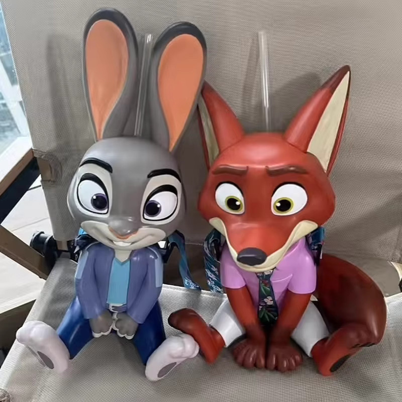 Disney Zootopia 2, Kawaii-förmiger Wasserbecher, Nick Judy, Cartoon-Spielzeug - Bild 2