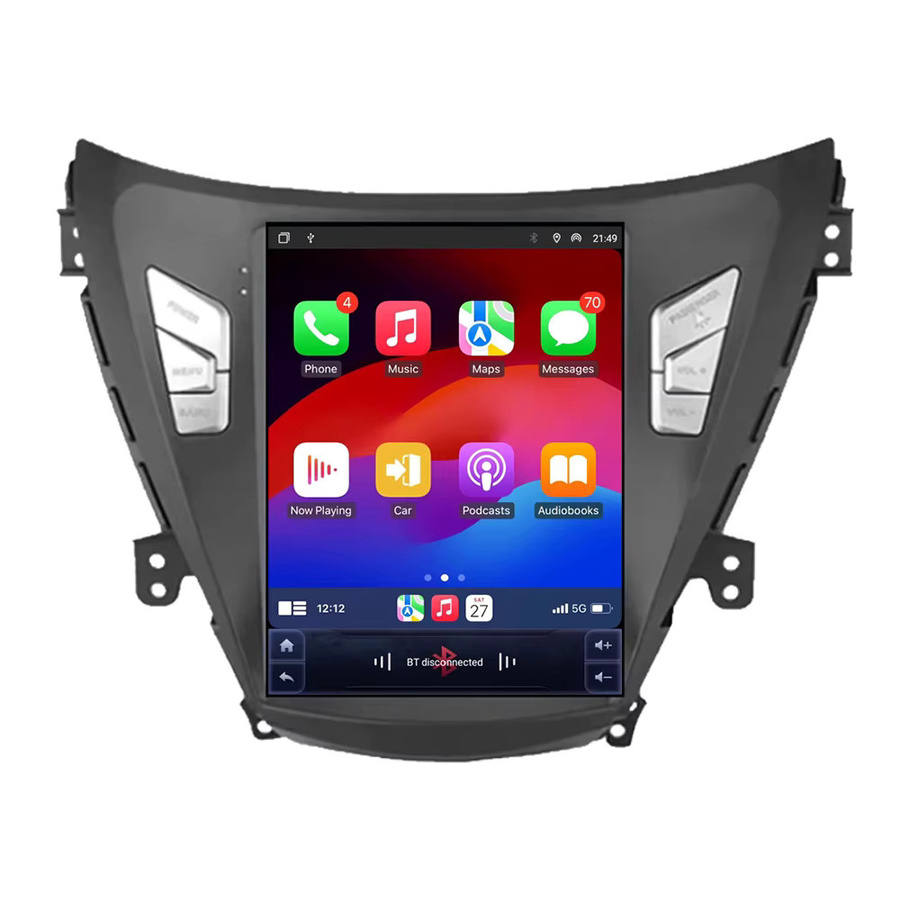 FengShiDa Android 16 Autoradio für Hyundai Elantra Avante I35 2011 - 2016 mit 9,7 Zoll Display, GPS, WiFi, 4G und Carplay in Schwarz - Bild 6