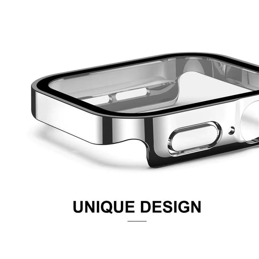NEY Gehärtete Glasabdeckung für Apple Watch Serie 11 10 9 8 7 SE als Displayschutzfolie in Transparent - Bild 3