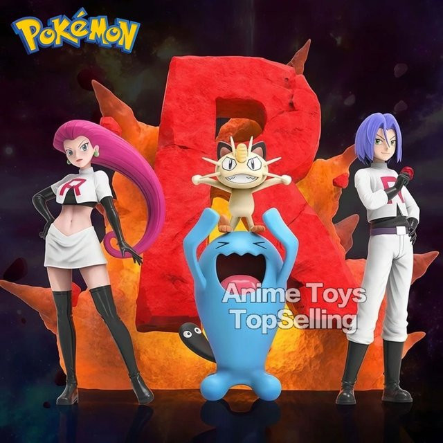 Bandai Pokémon Team Rakete, Actionfigur, 3-11 cm, Kunststoff - Bild 1