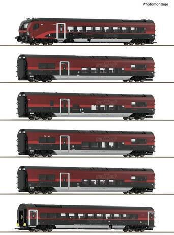 Roco Railjet ÖBB Wagenset H0 6-tlg. Set - Bild 1