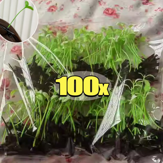 Haarspange 3D Gras Sojasprossen, Unisex - Bild 1