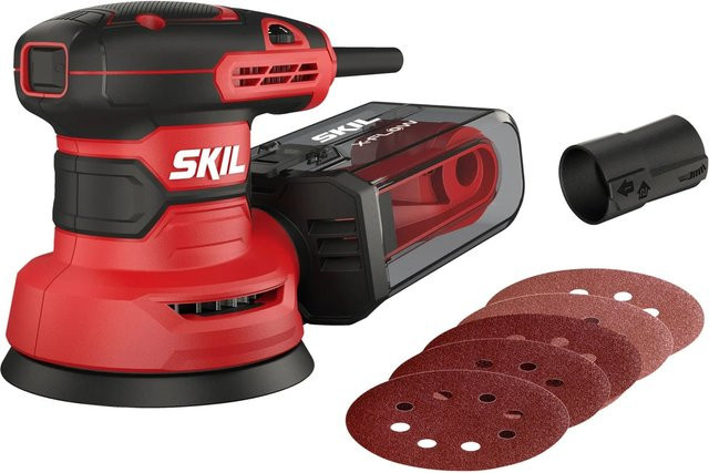 Skil Exzenterschleifer 7471AA in Rot mit 300 W und 125 mm Schleifscheibendurchmesser - Bild 1