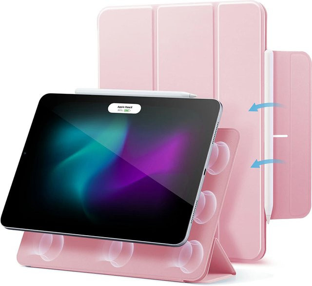 ESR Rebound Schutzhülle für Apple iPad Air 13 (2024/2025/2026) und iPad Pro 12.9 (2021/2022), Rosa - Bild 1