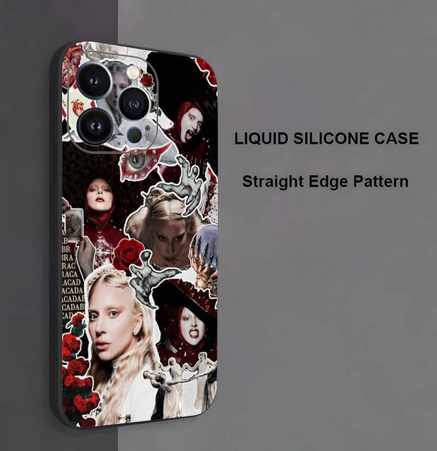 L-Lady G-Gaga Abracadabra Handyhülle aus weichem Silikon für iPhone Modelle in Schwarz und Multicolour - Bild 1