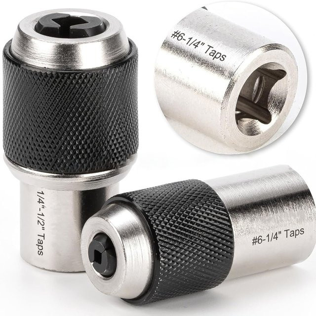 DAZZLEEX Wasserhahn-Steckschlüssel mit 3/8 Zoll Vierkantantrieb und verstellbaren Backen als Extraktionswerkzeug für Schrauben und Bolzen - Bild 1