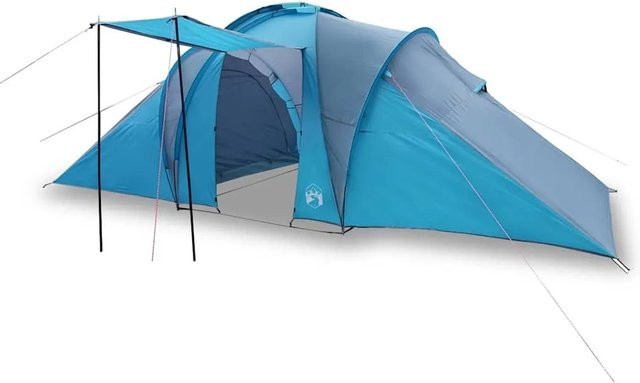Furnicato Familienzelt Kuppel Blau B/T/H: 576 x 238 x 193 cm - Bild 1