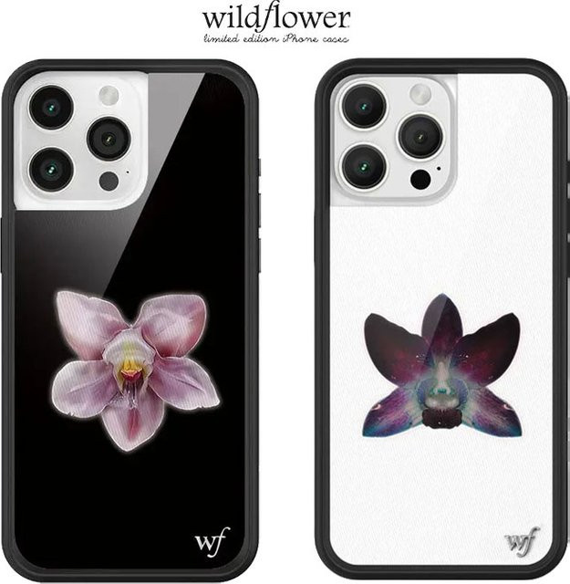 TOPTOY Handyhülle Wildflower Orchid White Flower für iPhone 17 16 15 14 13 12 Pro Max Plus in Weiß - Bild 1