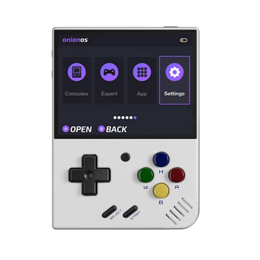 Miyoo Mini Plus Handheld-Retro-Spielkonsole mit 3,5-Zoll-IPS-Bildschirm in Grau inklusive RTC-Tragetasche - Bild 6