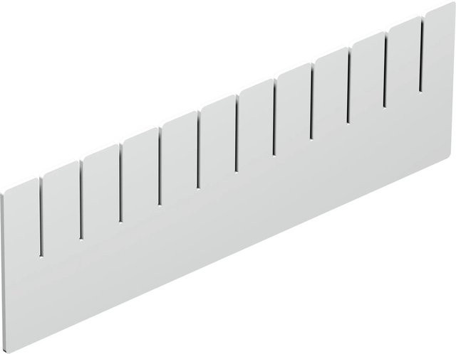 Eurobox-System Abtrenner Weiß B: 35,5 cm, T: 11 cm - Bild 1