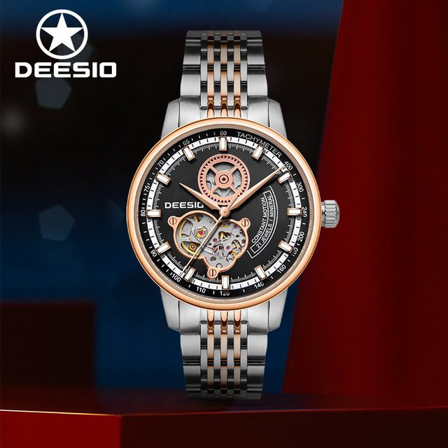 Deesio Armbanduhr, Automatik, Edelstahl, 42 mm, Herren - Bild 1