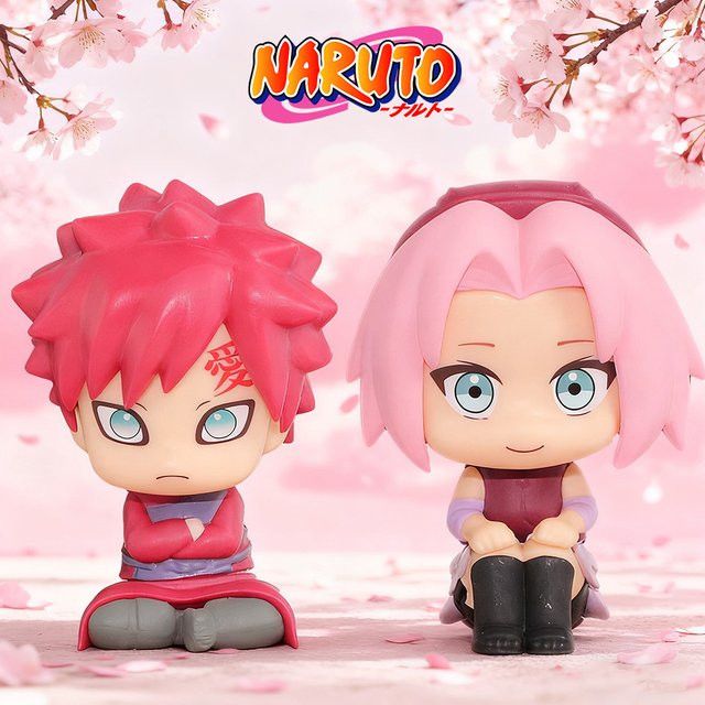 Bandai Anime Action Figure Naruto Sakura Haruno und Gaara aus PVC als Dekoration für Kinder und das Auto - Bild 1