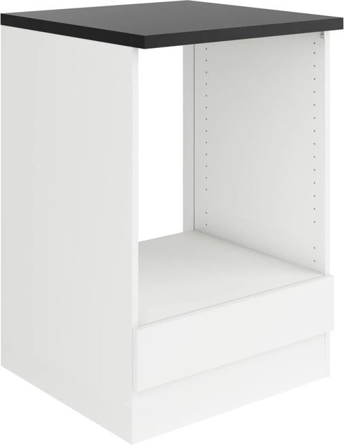 Optifit Küchen-Herdumbau Luca932 in Weiß-Anthrazit, B/T/H: 60 x 60 x 88 cm - Bild 1