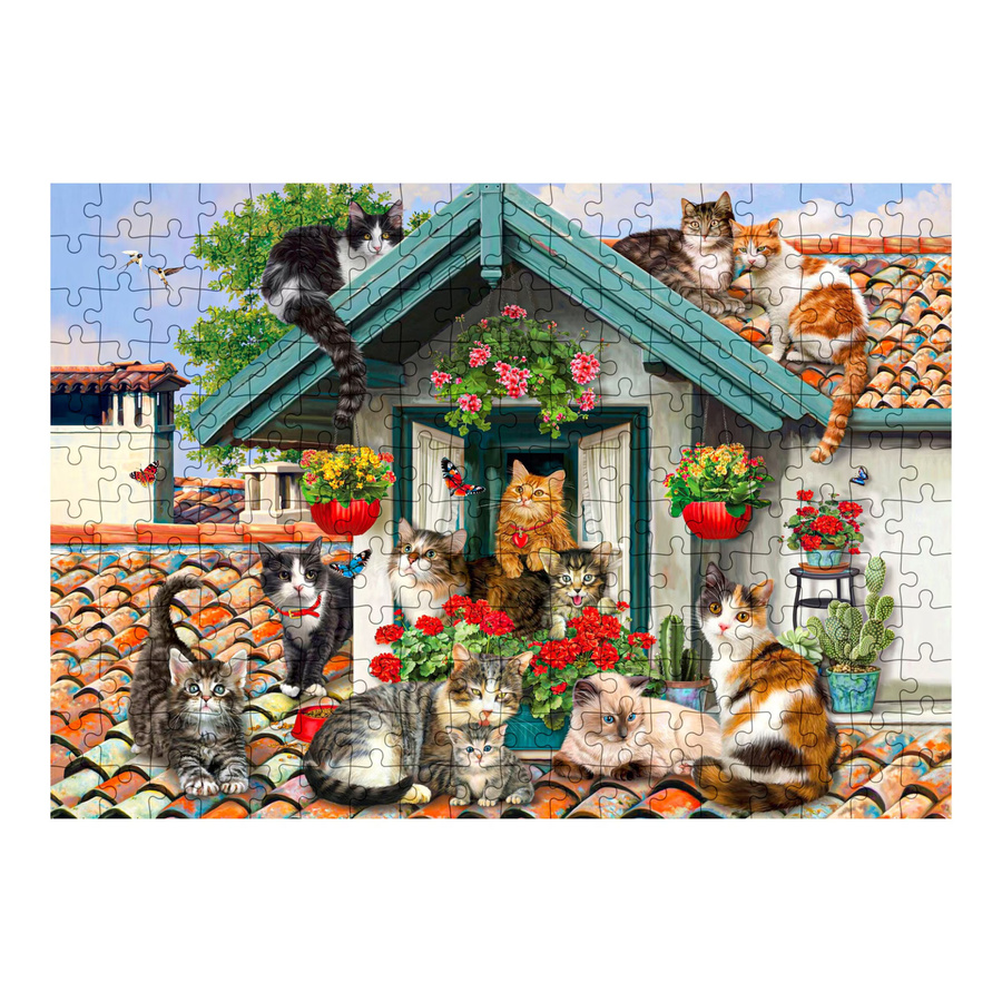 Mr. Broccoli Katzen-Nachbarschaft, Puzzle, 1.000 Teile - Bild 2