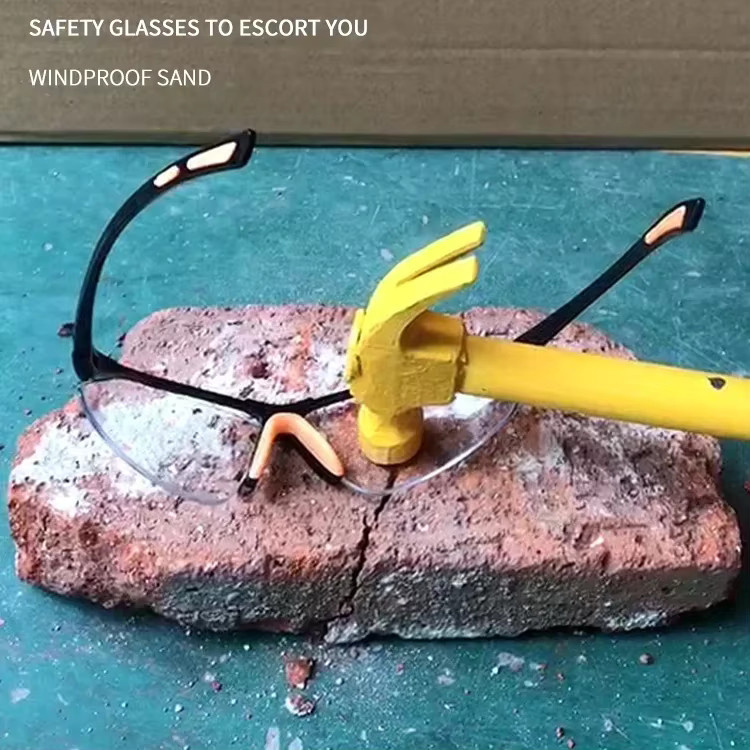 Schutzbrille für Radfahren und Arbeiten in Transparent, Staubdicht und Windgeschützt für Damen und Herren - Bild 2