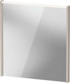 Duravit LED-Badspiegel D-Code 2.0 mit Lichtfeld oben, Tau matt, B/H/T: 65 x 70 x 5 cm - Bild 1