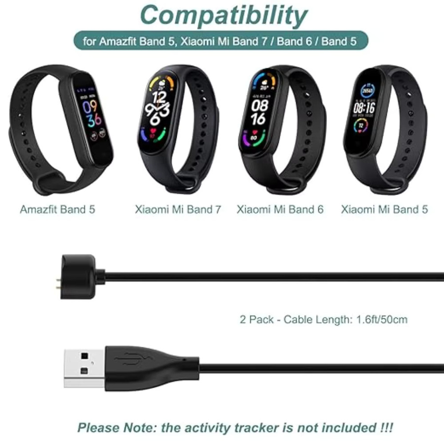 Xiaomi Smartwatch Ersatzladegerät, Schwarz, 2er-Pack - Bild 3
