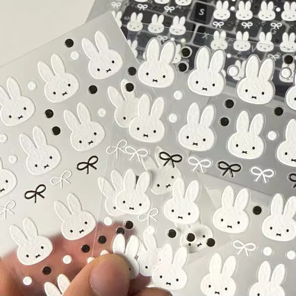 Miffy Kawaii Cartoon 3D-Aufkleber, Spielzeug für Mädchen - Bild 3