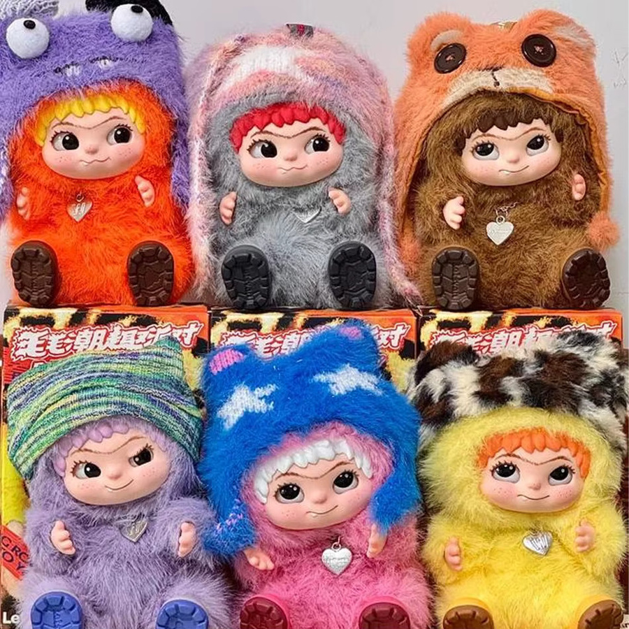 Wakuku Fuzzy Trendy Fun Party Blind Box, Actionfigur, Plüsch / Textil, Bunt / Mehrfarbig - Bild 3