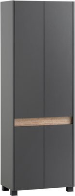 Schildmeyer Schuhschrank Cosmo in Anthrazit, B/T/H: 33 x 56,9 x 164,5 cm - Bild 1