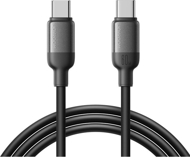 Joyroom USB-C auf USB-C Daten- und Ladekabel S-A62 Lively, 60W, Schwarz, Länge: 1,2 m - Bild 1
