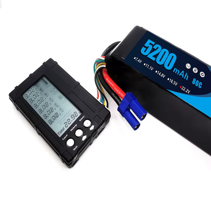DXF 6S LiPo Batterie 22,2V 5200mAh 80C mit EC5 Stecker im Softcase für RC Buggy Truggy Offroad und Flugzeuge - Bild 5