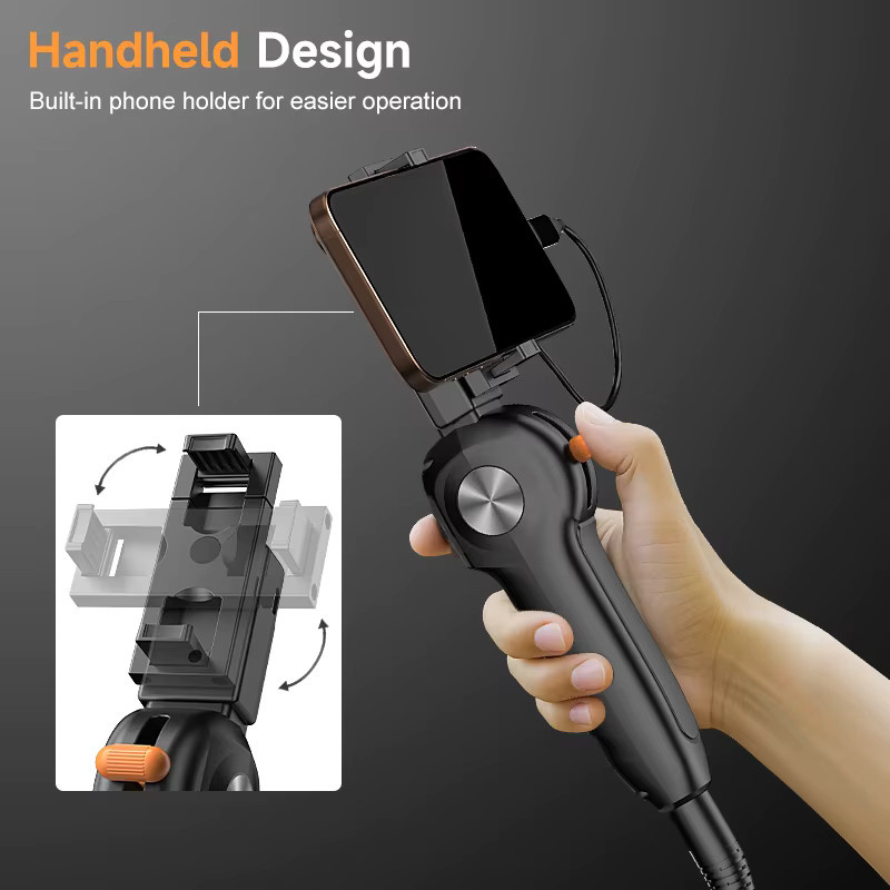 ZYPUSON HD-Kamera Inspektions-Boreskop Mobiles Endoskop für Android und iPhone, Flexible Sonde, 2MP, 1920x1080, Schwarz - Bild 5