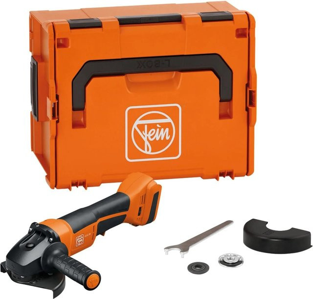 Fein Akku-Winkelschleifer CCG 18-115-12 PD AS 18V mit 115 mm Scheibendurchmesser in Orange - Bild 2