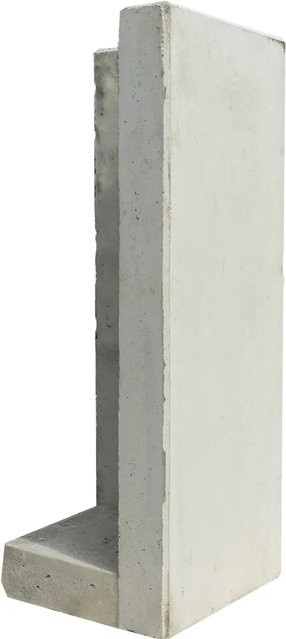 EHL Stützwinkel L-Stein Einleitig in Grau, Beton, B/H: 50 x 155 cm, Wandstärke: 12 cm - Bild 1