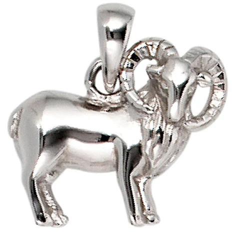 Colfem Anhänger Sternzeichen Widder, 925 Silber, Unisex - Bild 1