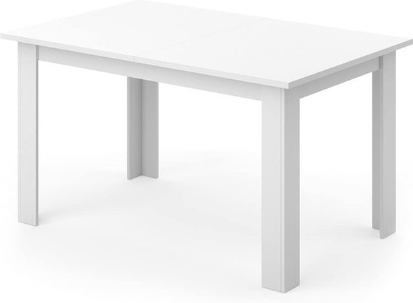 Vicco Esstisch Karlos in Weiß, rechteckiger Küchentisch mit vier Beinen, Breite: 140 cm